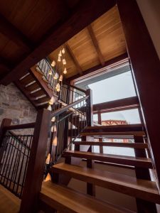 quartersawn white oak staircase