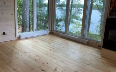 Logs End Flooring for Cottage Country Homes