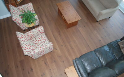 Custom Built Dream Home Features Logs End French Oak Flooring