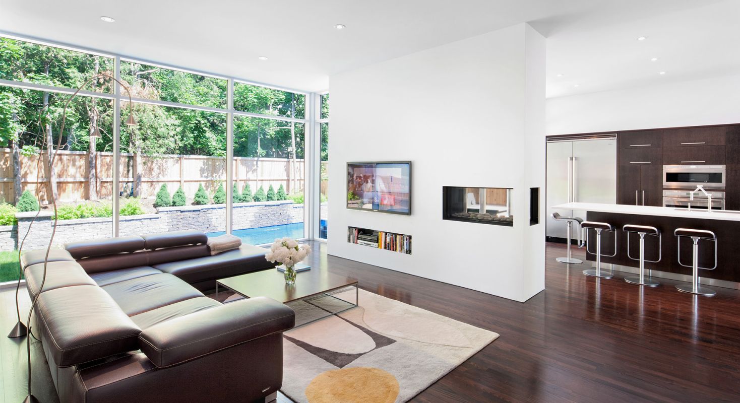 Logs End - Engineered Birch - Natural dark hardwood flooring examples